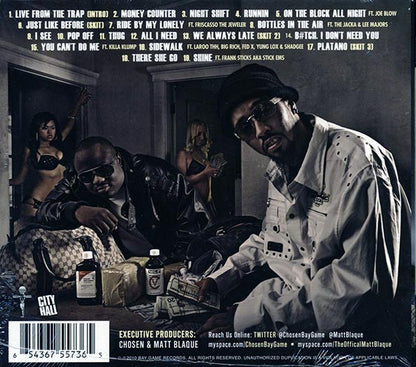Chosen & Matt Blaque - Live From The Trap: Duffle Bag Music (CD)