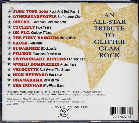 Tube Tops 2000, Chicks, Cyclefly, Etc. - Blockbuster: A 70's Glitter Glam Rock Experience (CD)