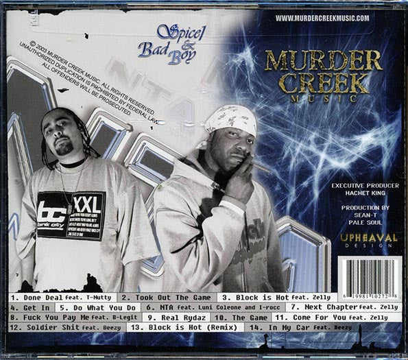 Spice, Bad Boy - NTA: National Thug Association (CD)