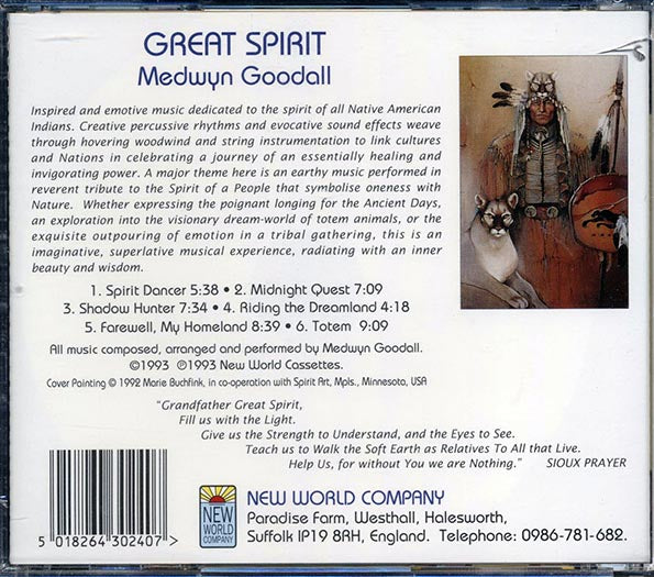 Medwyn Goodall - Great Spirit (CD)