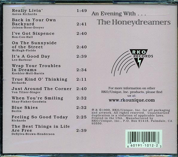 The Honeydreamers - An Evening With The Honeydreamers (CD)