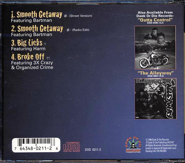 The Delinquents - Smooth Getaway (CD)