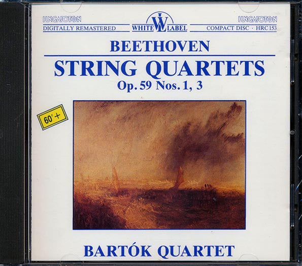 Beethoven, Bartok Quartet - String Quartets Op. 59 Nos. 1, 3 (CD)