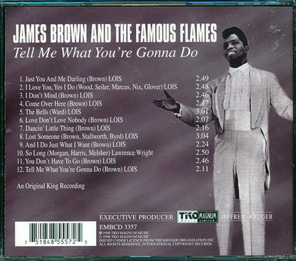 James Brown & The Famous Flames - Tell Me What You're Gonna Do (CD)