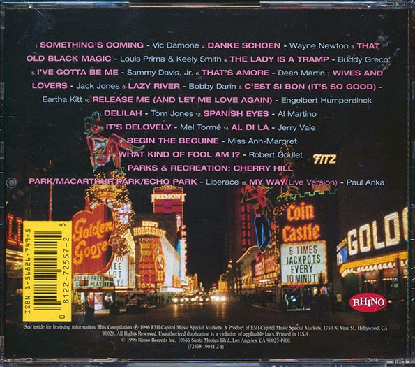 Vic Damone, Wayne Newton, Dean Martin, Eartha Kitt, Etc. - Jackpot: The Las Vegas Story (CD)