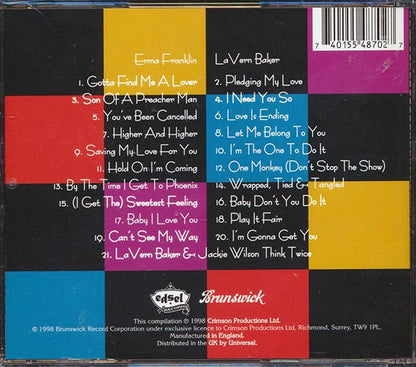 Erma Franklin, LaVern Baker - Brunswick's Super Soul Sisters (CD)