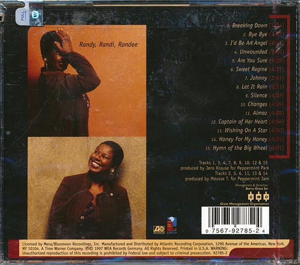 Randy Crawford - Every Kind Of Mood: Randy, Randi, Randee (CD)