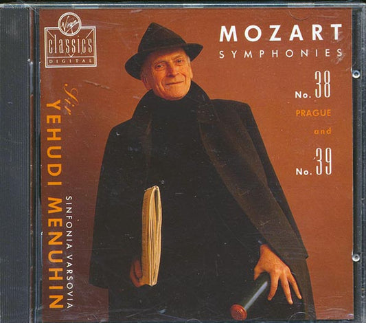 Mozart, Sir Yehudi Menuhin, Sinfonia Varsovia - Symphonies No. 38 Prague And No. 39 (CD)