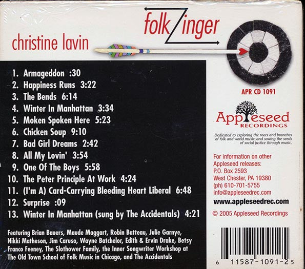 Christine Lavin - FolkZinger (CD)