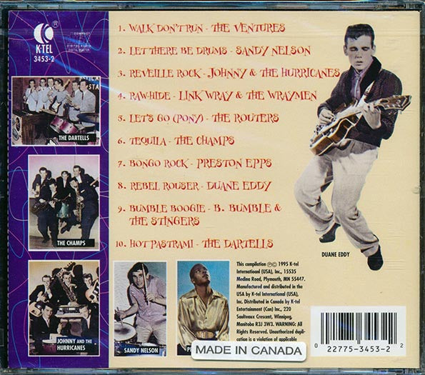 Ventures, Sandy Nelson, Johnny & The Hurricanes, Etc. - Rockin' Instrumentals (CD)