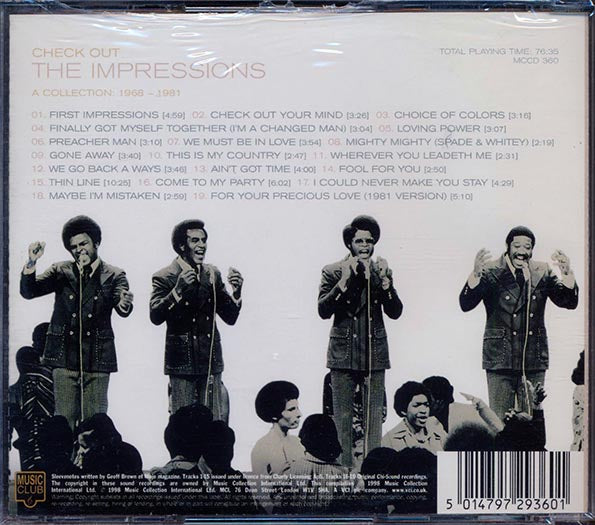 The Impressions - Check Out: A Collection 1968-1981 (CD)
