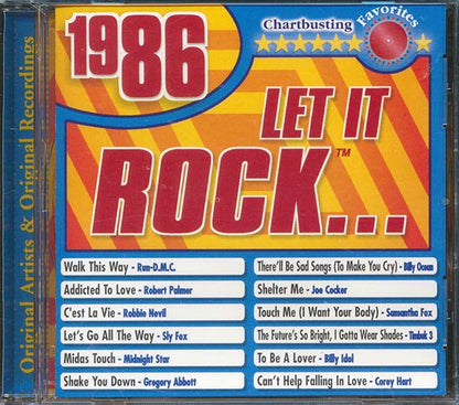 Run DMC, Robert Palmer, Robbie Nevil, Etc. - Let It Rock 1986 (CD)