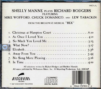 Shelly Manne - Plays Richard Rodgers (CD)