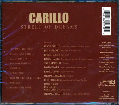 Carillo - Street Of Dreams (CD)