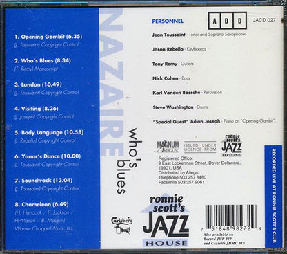 Nazaire - Who's Blues (CD)