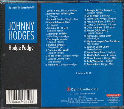 Johnny Hodges - Hodge Podge: The Best Of The Duke's Men Volume 1 (CD)
