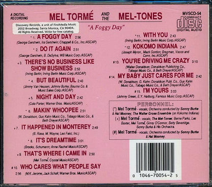 Mel Torme & The Mel-Tones - A Foggy Day (CD)