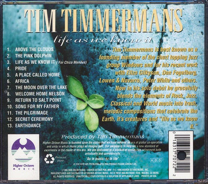 Tim Timmermans - Life As We Know It (CD)