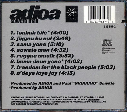 Adioa - Soweto Man (CD)