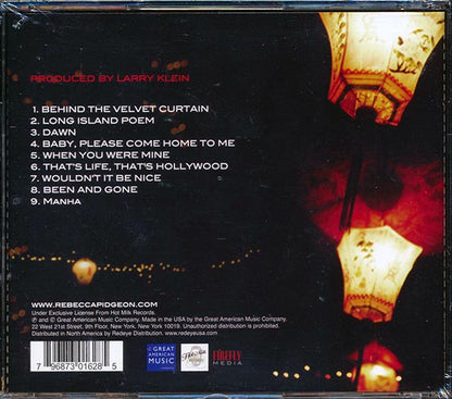 Rebecca Pidgeon - Behind The Velvet Curtain (CD)
