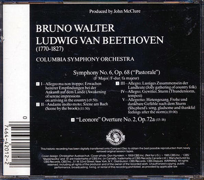 Bruno Walter, Beethoven, Columbia Symphony Orchestra - Symnphony No. 6; Leonore Overture (CD)