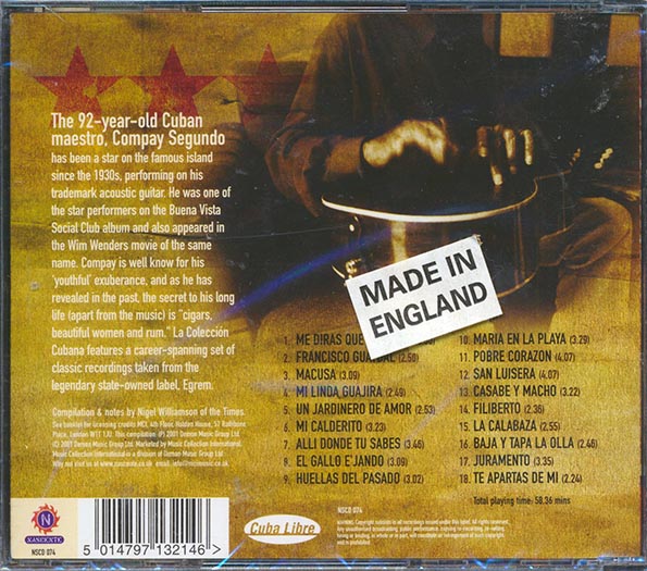 Compay Segundo - La Coleccion Cubana (CD)