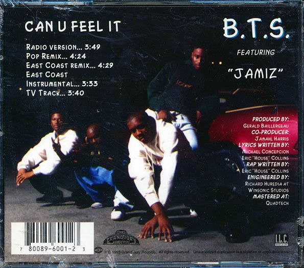 BTS, Jamiz - Can You Feel It (CD)