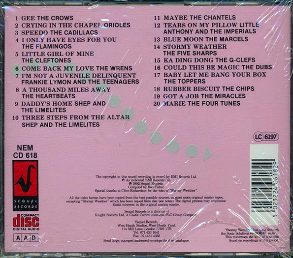 The Crows, The Orioles, The Cadillacs, Etc. - The Ultimate Doo Wop Collection (CD)