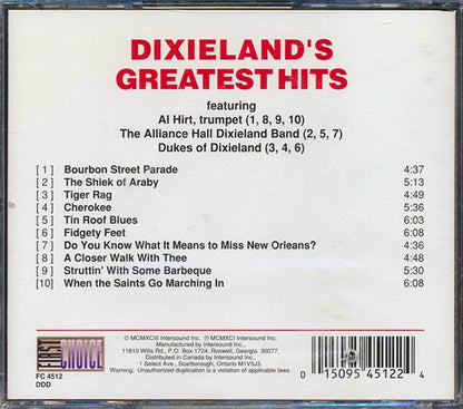 Al Hirt, The Alliance Hall, The Dukes Of Dixieland, Etc. - Dixieland's Greatest Hits (CD)