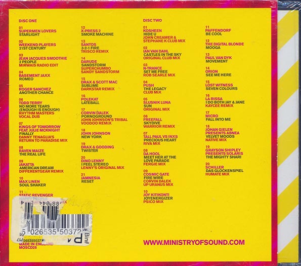 Supermen Lovers, Weekend Players, Basement Jaxx, Etc. - Club Nation 2001 (CD)