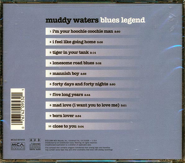Muddy Waters - Blues Legend (CD)