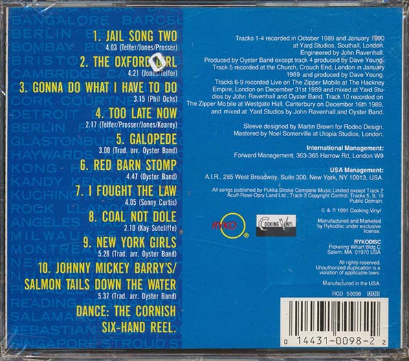 Oyster Band - Little Rock To Leipzig (CD)