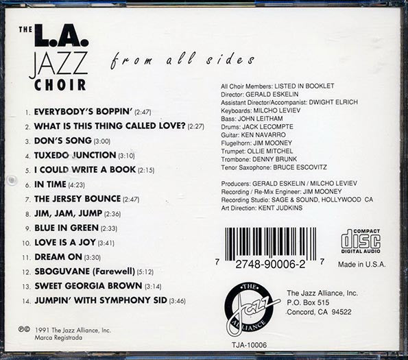 The L.A. Jazz Choir - From All Sides (CD)