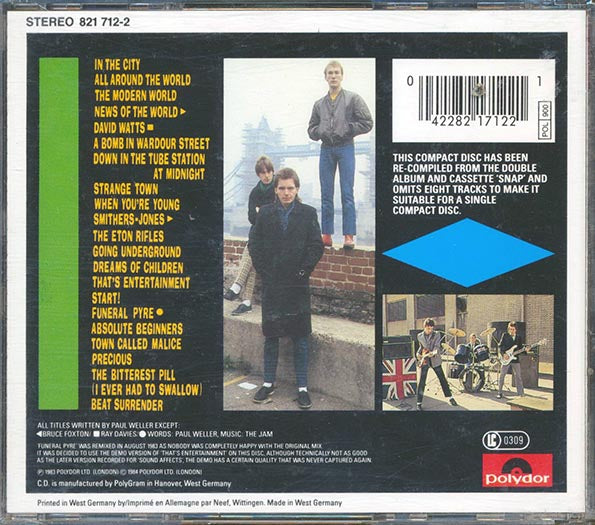 The Jam - Compact Snap (CD)