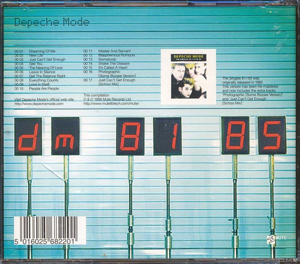 Depeche Mode - The Singles 81 85 (CD)