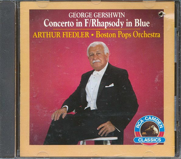 Arthur Fiedler, Boston Pops Orchestra, Jesus Maria Sanroma, Gershwin - Concerto In F; Rhapsody In Blue (CD)