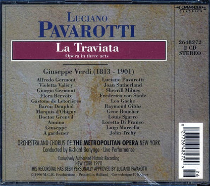 Luciano Pavarotti - Verdi La Traviata (2xCD) (CD)