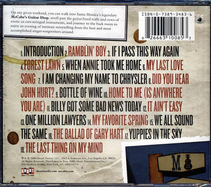 Tom Paxton - Tom Paxton Live At McCabe's Guitar (CD)