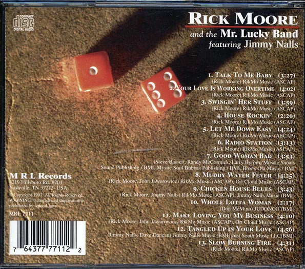 Rick Moore, Jimmy Nalls - Slow Burnin' Fire (CD)