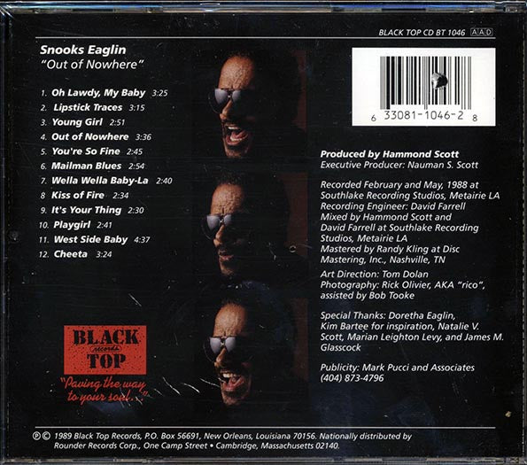 Snooks Eaglin - Out Of Nowhere (CD)