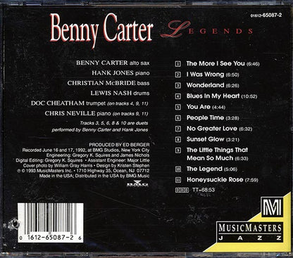 Benny Carter - Legends (CD)