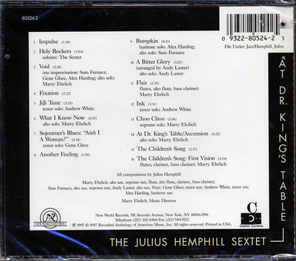Julius Hemphill Sextet - At Dr. King's Table (CD)