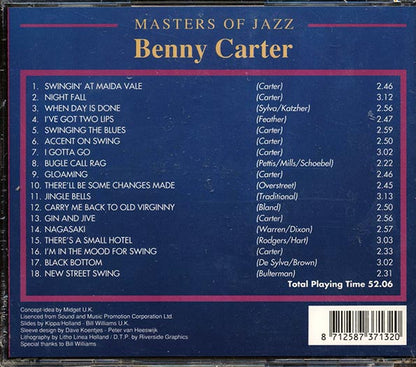 Benny Carter - Masters Of Jazz: Black Bottom (CD)