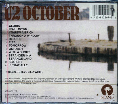 U2 - October (CD)