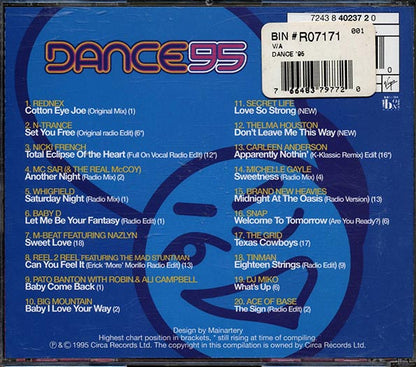 Rednex, N-Trance, Nicki French, Etc. - Dance 95 (CD)