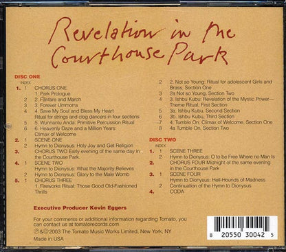 Harry Partch - Revelation In The Courthouse Park (CD)