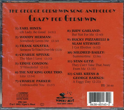 Frank Sinatra, Earl Hines, Woody Herman, Etc. - The George Gershwin Song Anthology: Crazy For Gershwin (CD)