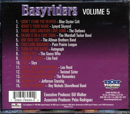 Lynyrd Skynyrd, Blue Oyster Cult, Lou Reed, Styx, The Allman Brothers Band, Etc. - Easyriders Volume 5 (CD)