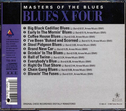 Lightnin' Hopkins, Brownie McGee, Big Joe Williams, Sonny Terry - Blues X Four: 12 Legendary Hits (CD)