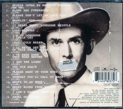 Hank Williams - Alone And Forsaken (CD)